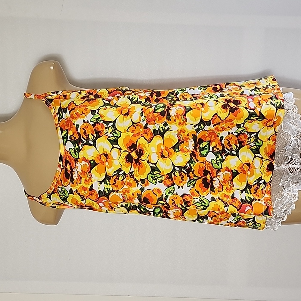 Lane Bryant Flowered Halter Top 18/20